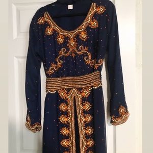 Beaded Kaftan Dress